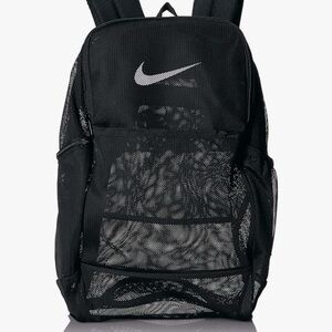 Nike Black Sporty Mesh Backpack